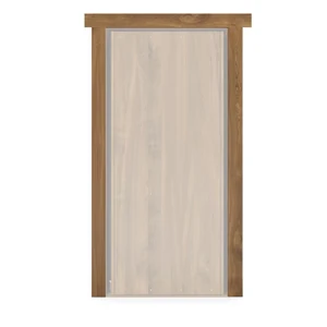 Wood door casing frame with a light natural finish shown against a white background.