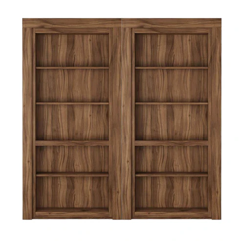 Traditional Double Bookcase - Murphy Door