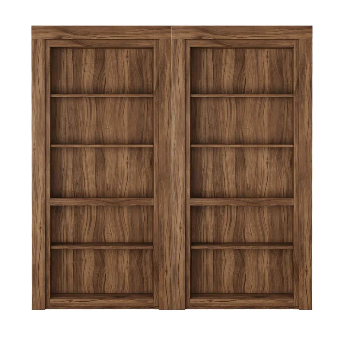 Traditional Double Bookcase - Murphy Door